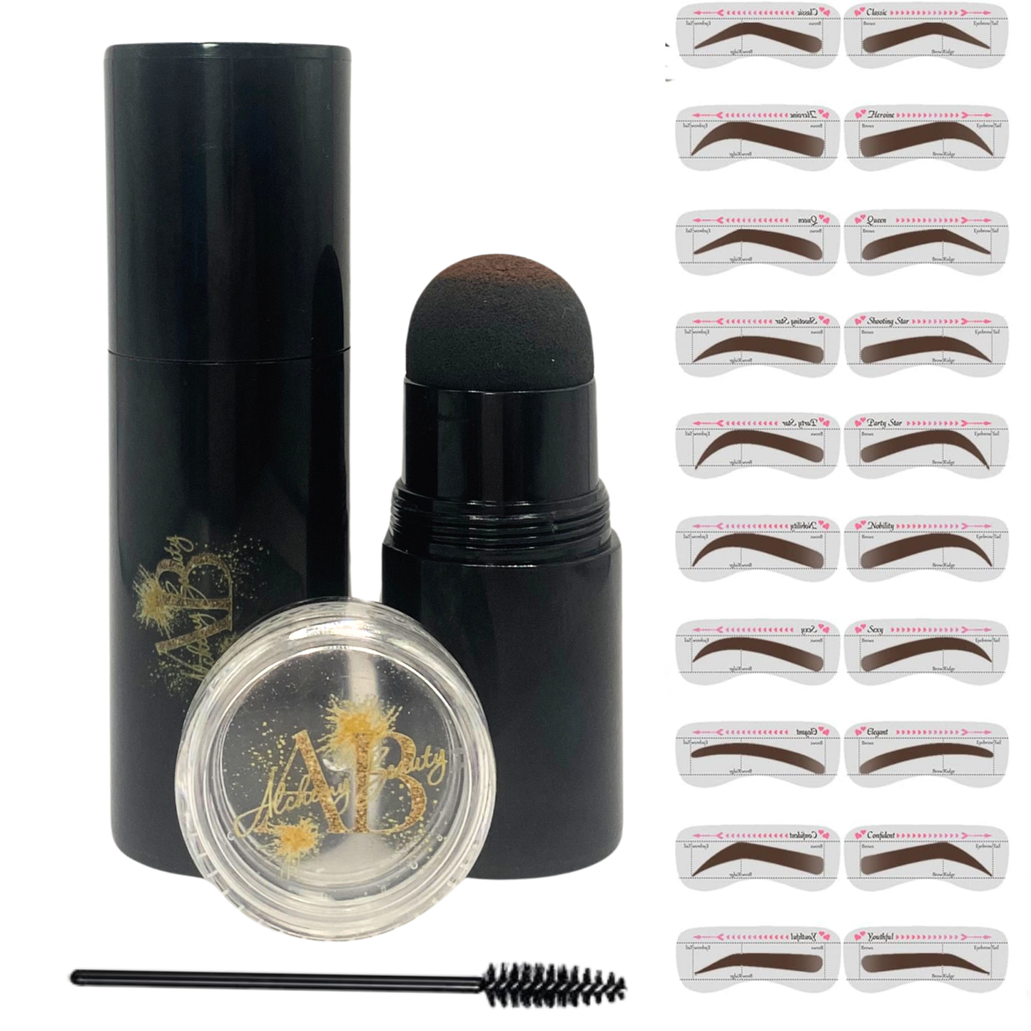 Eyebrow Shaping Stamp Kit - Alchemy Beauty