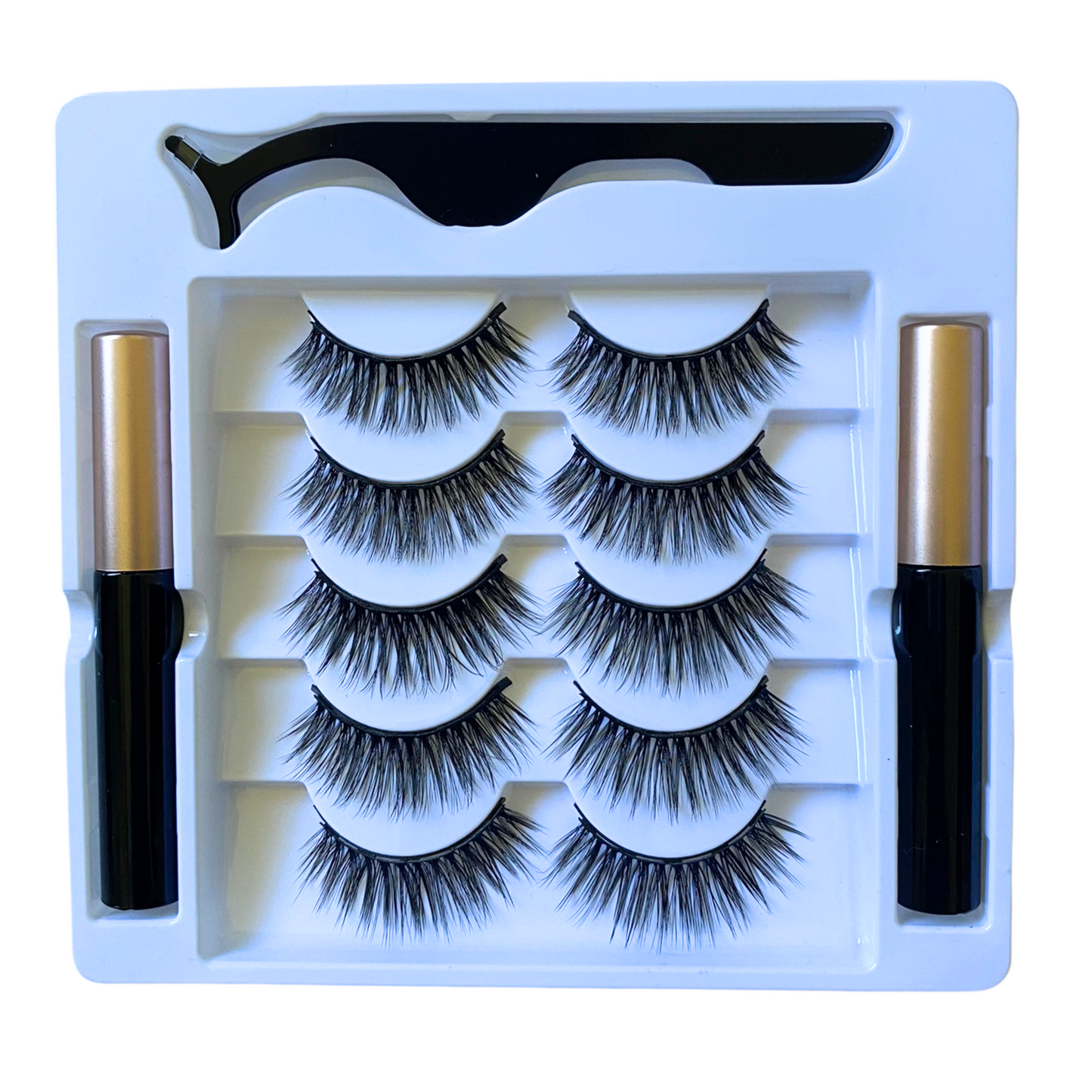 5 pack - Magnetic Eyeliner Eyelash Eye Lash Makeup Kit