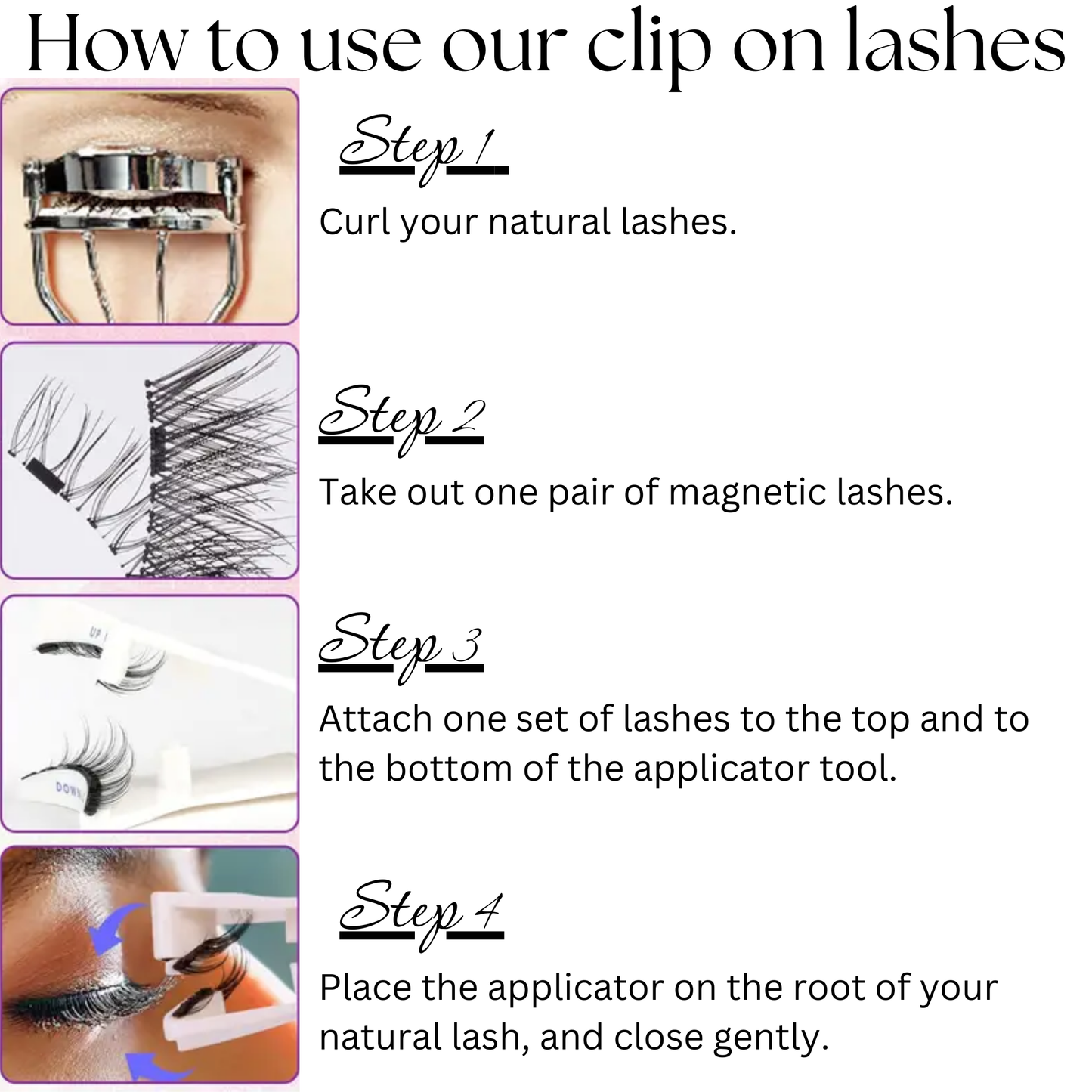 Clip on Magnetic Lashes