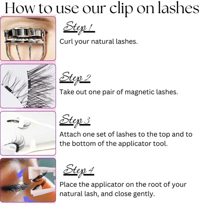 Clip on Magnetic Lashes