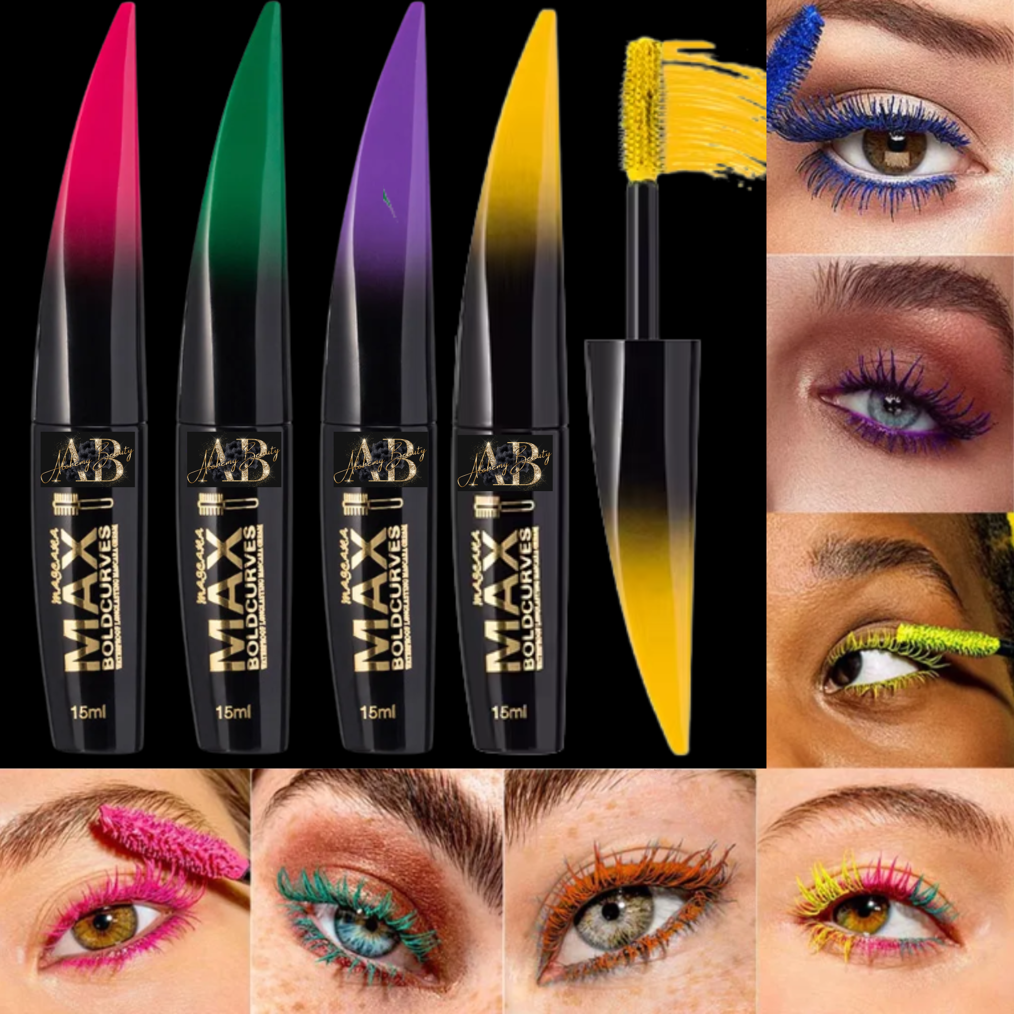 Coloured Mascara 3D