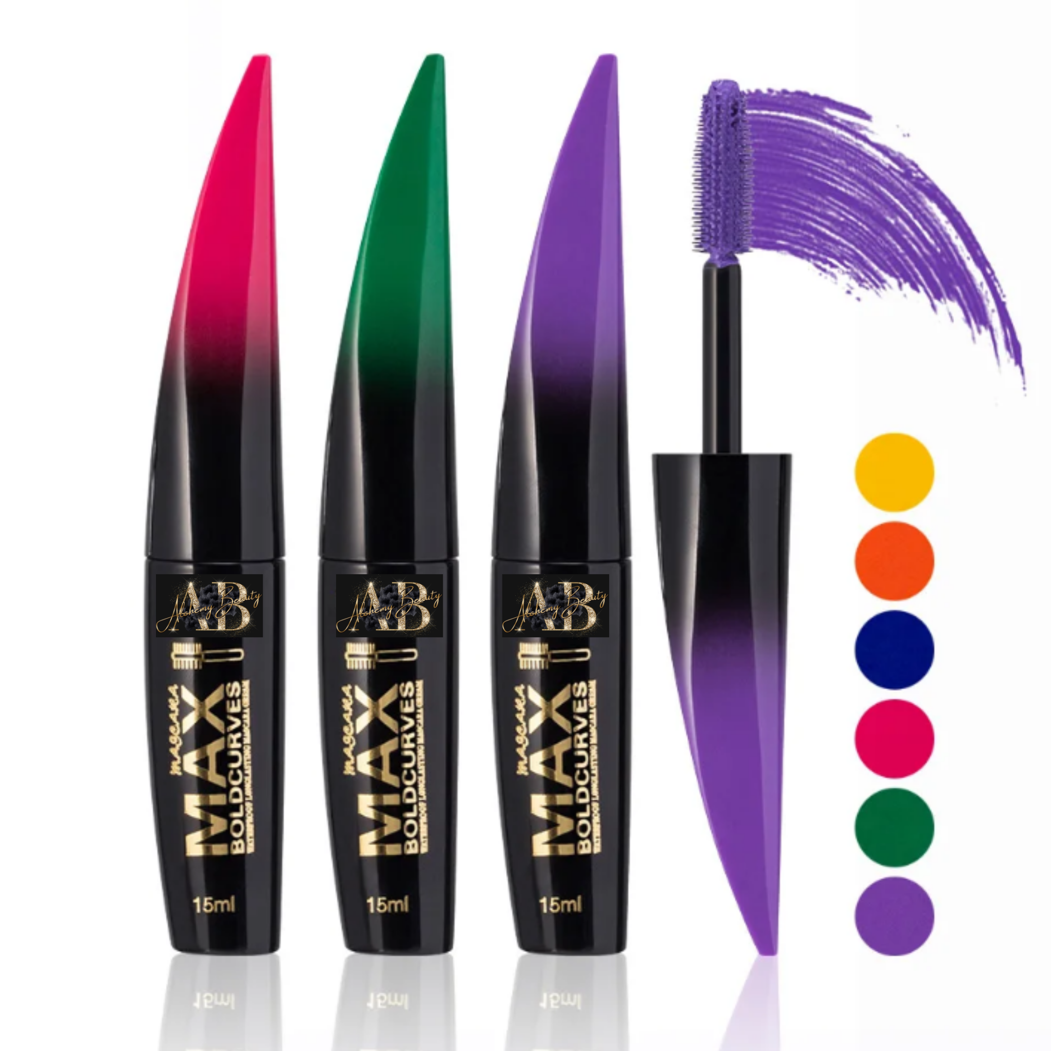 Coloured Mascara 3D